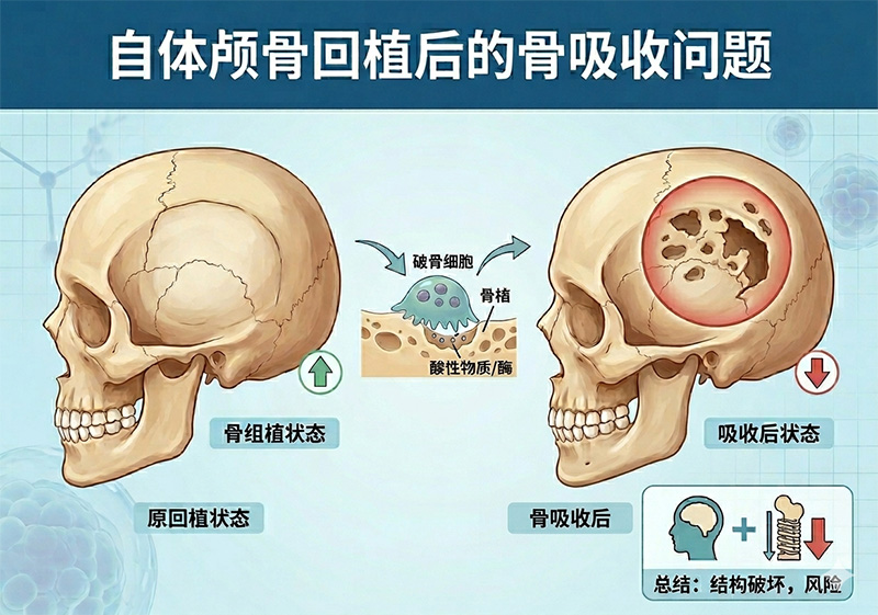 自体颅骨回植后的骨吸收问题